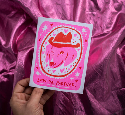 Love Ya, Partner Card