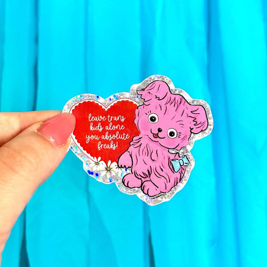 Leave Trans Kids Alone Sticker