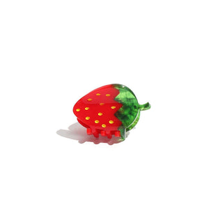 MINI Strawberry Hair Claw - Red