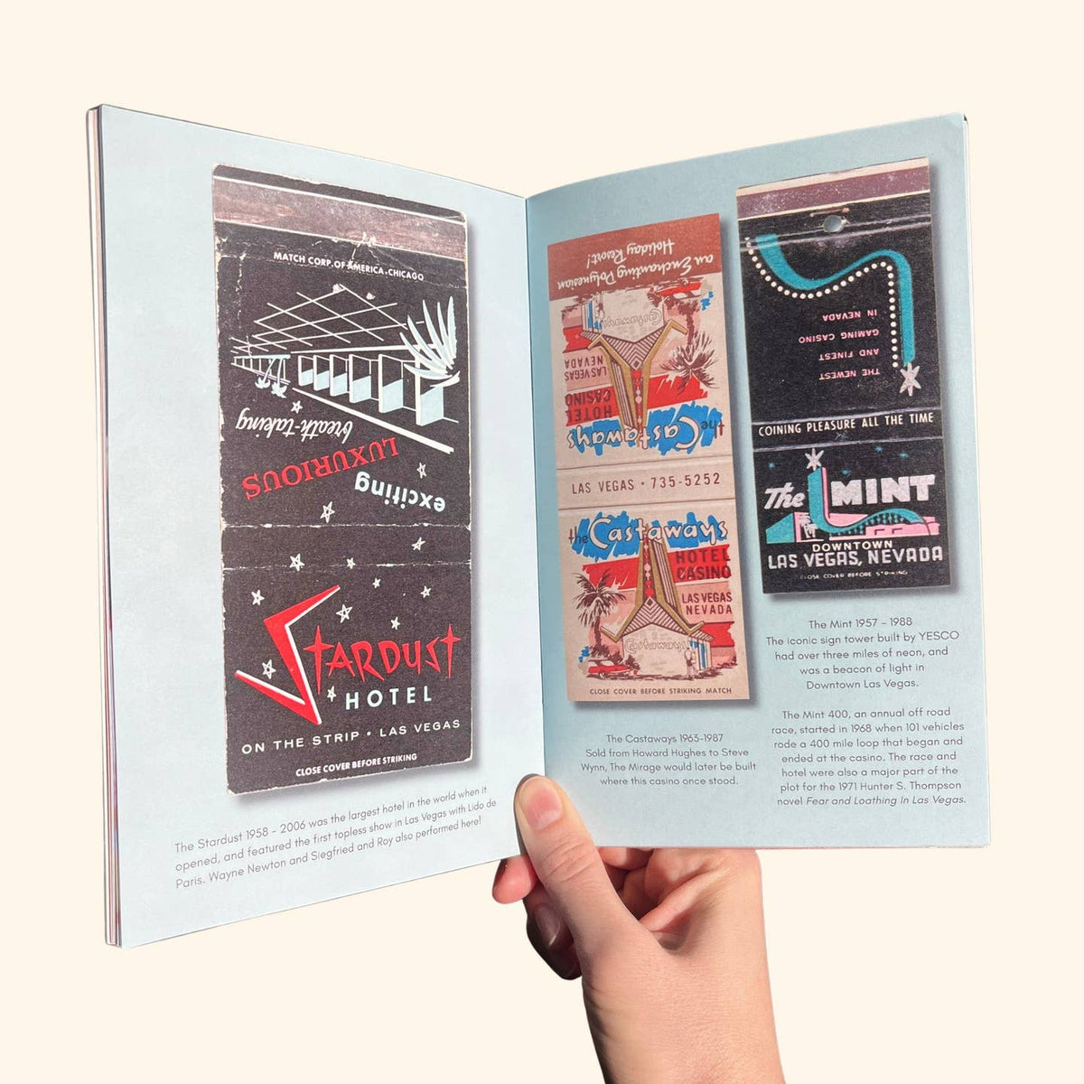 Vegas Casino Matchbooks Collection Zine
