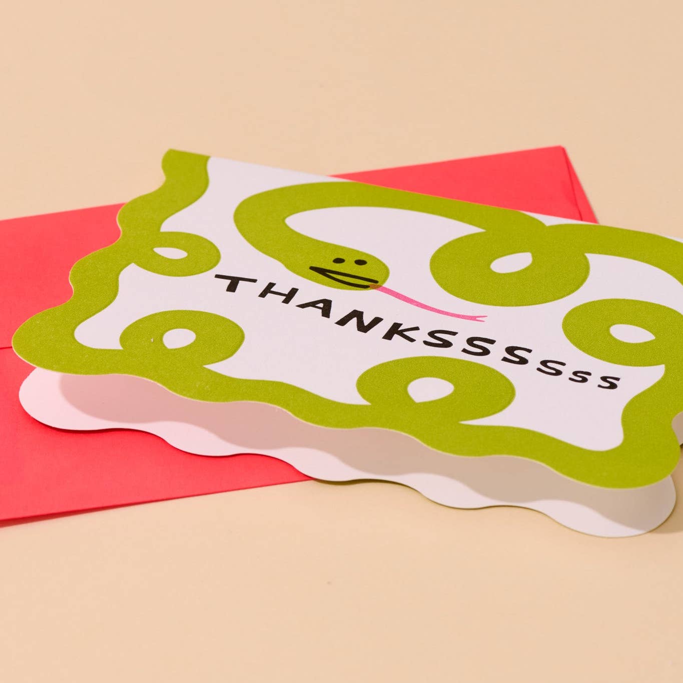 Thank You Cards Thankssss Snake Notecard Set of 10