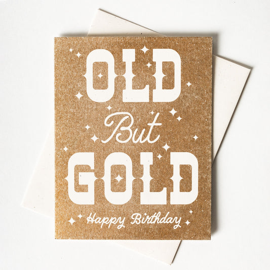 Old But Gold - Risograph Card
