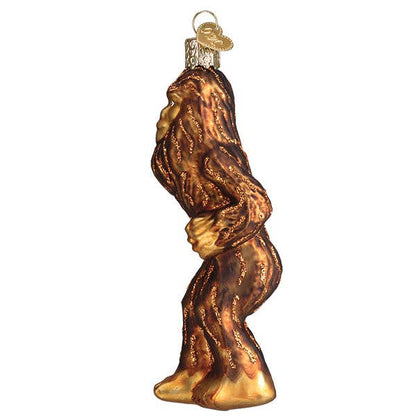 Sasquatch Glass Ornament