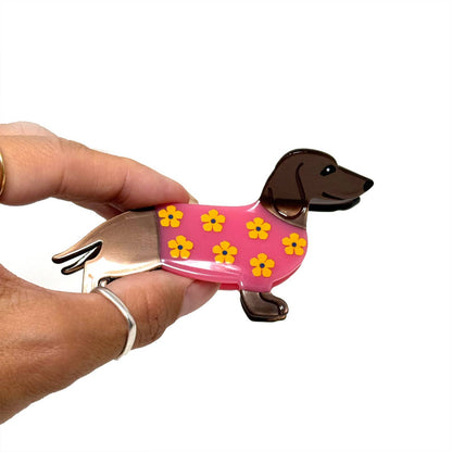 Dachshund Hair Claw Hawaiian Shirt
