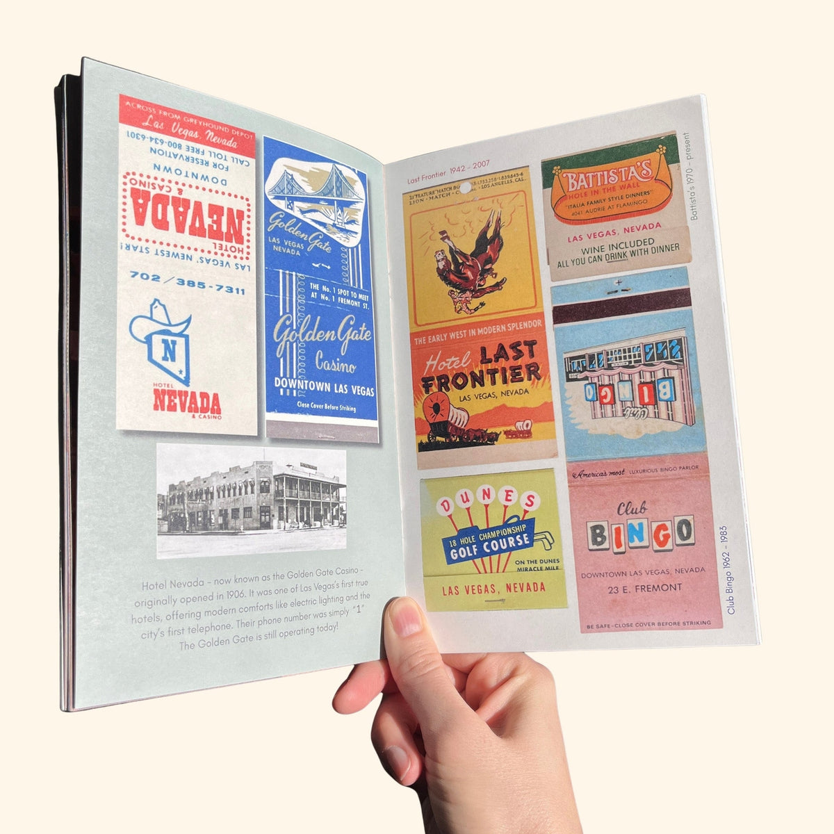 Vegas Casino Matchbooks Collection Zine