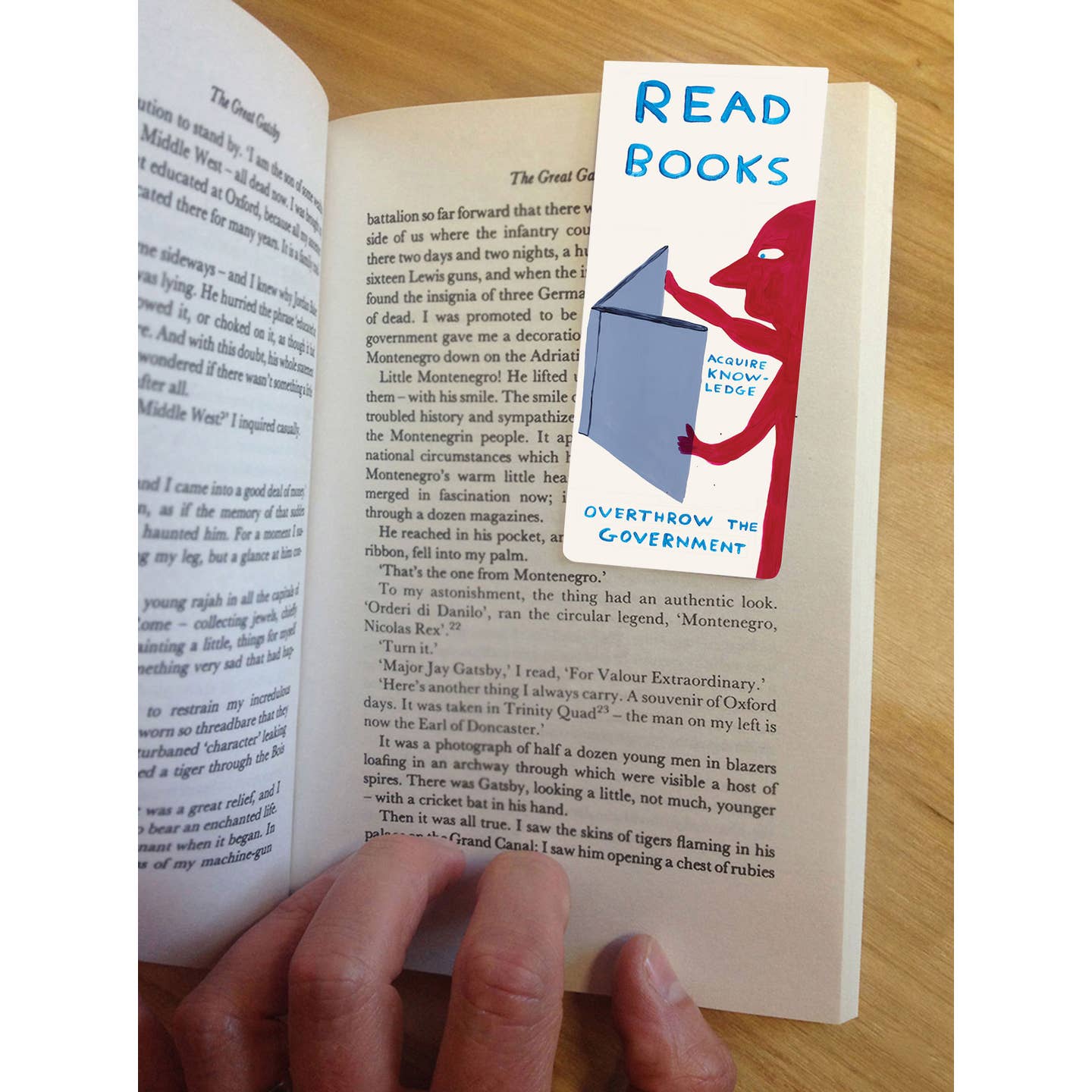 Read Books Magnetic Bookmark - David Shrigley