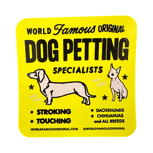 Dog Petting Specialists Sticker