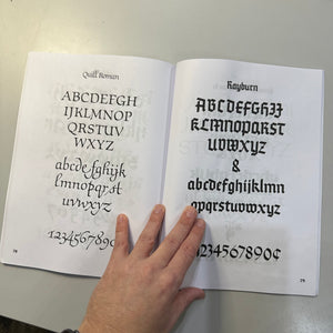 100 Calligraphic Alphabets Book