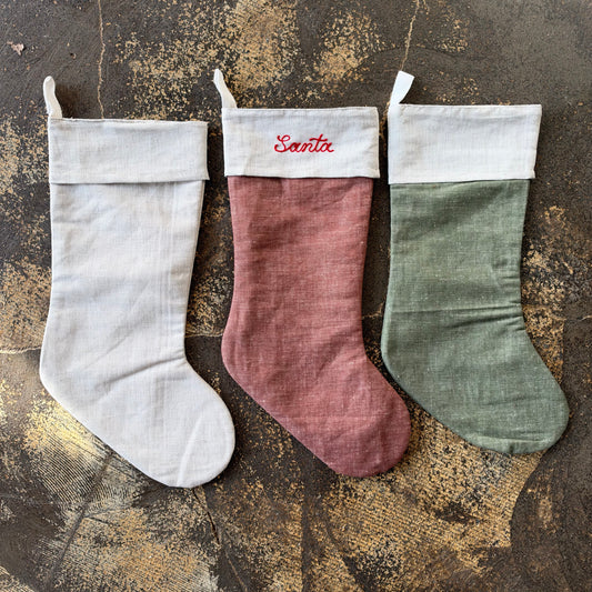 Custom Chainstitch Christmas Stocking