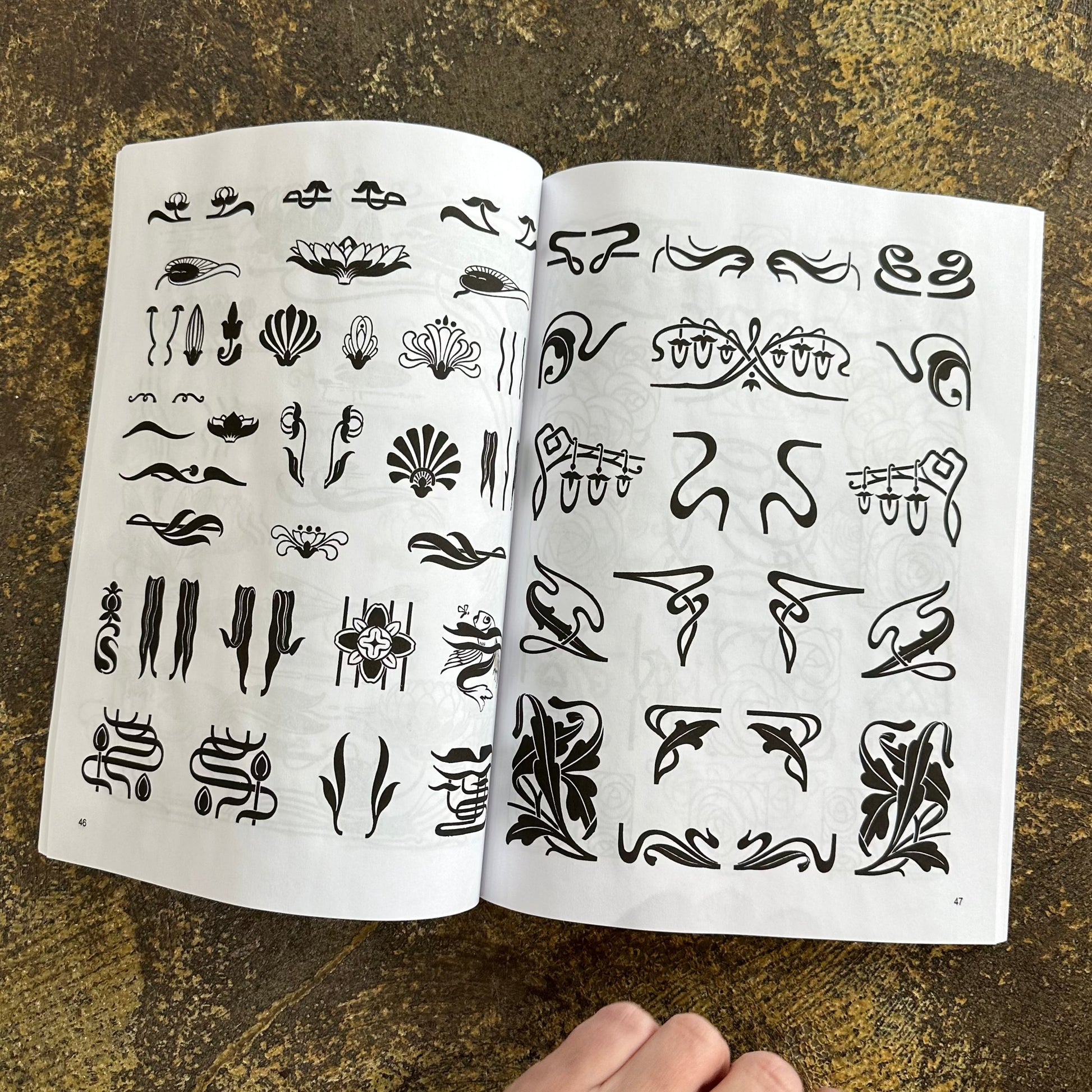 Art Nouveau Typographic Ornaments Book – World Famous Original Art Nouveau Typographic Ornaments Book – World Famous Original