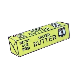 Salted Butter Enamel Pin