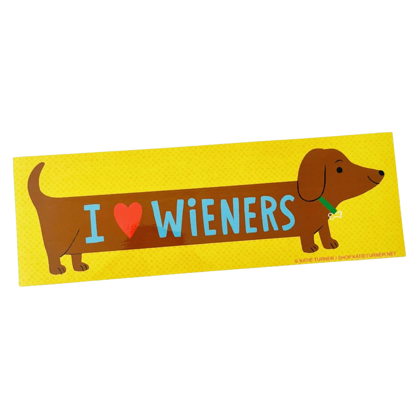 I Love Wieners - Bumper Sticker