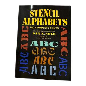 Stencil Alphabets Book