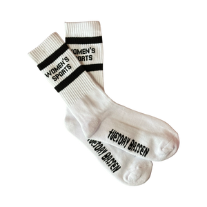 Women's Sports Socks - White
