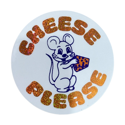 Cheese Please - Vinyl Sticker
