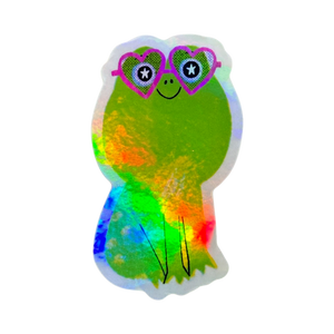 Holographic Froggy Sticker