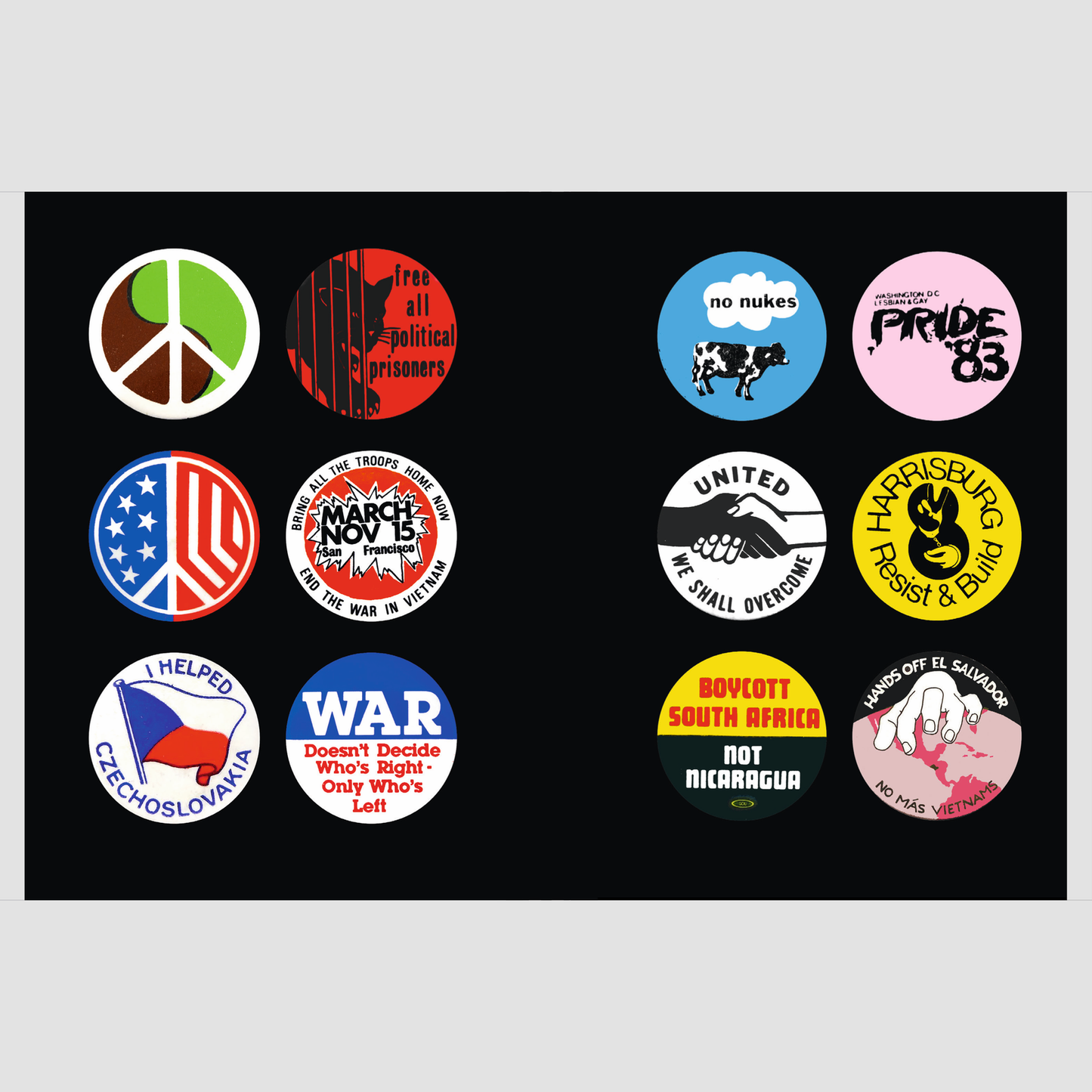 Political Badges Book