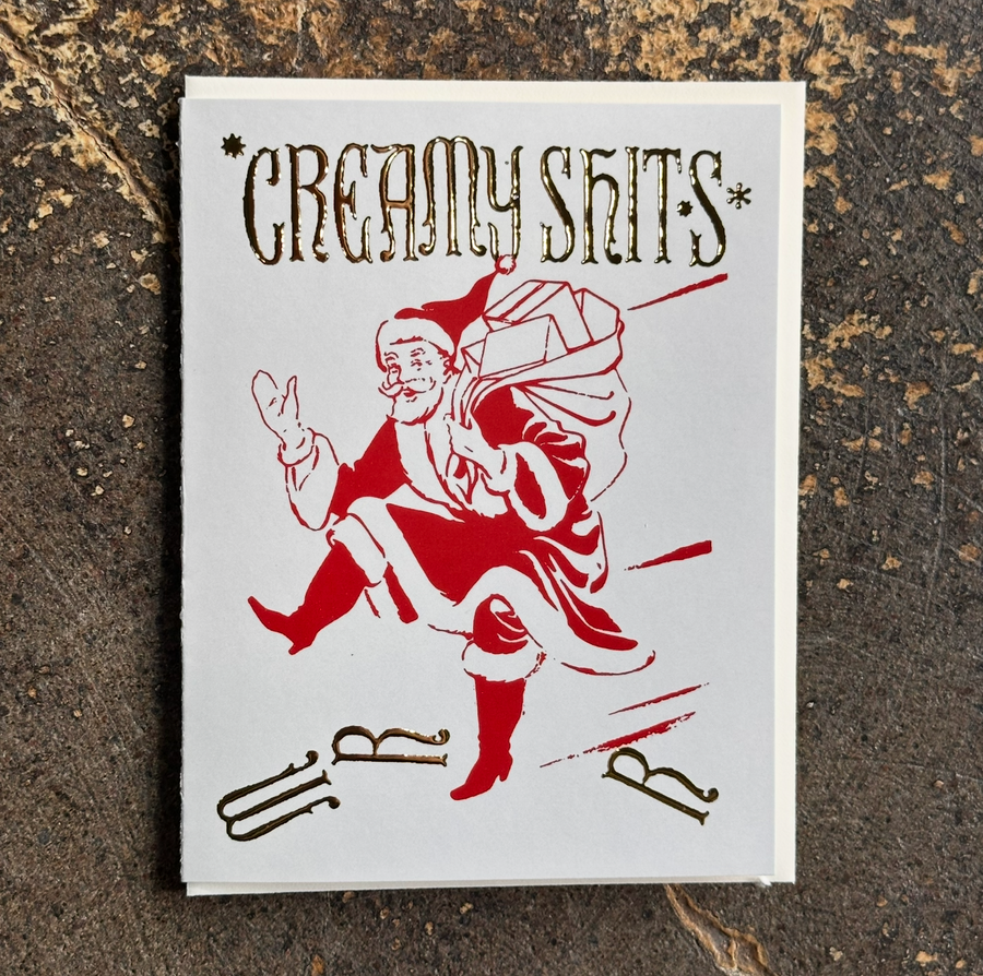 Creamy Shits Merry Christmas Card