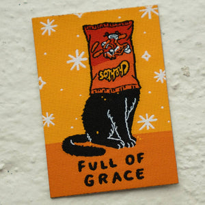 Full Of Grace Small Woven Sticky Patch