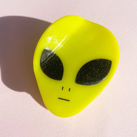 Alien Head Hair Claw Clip