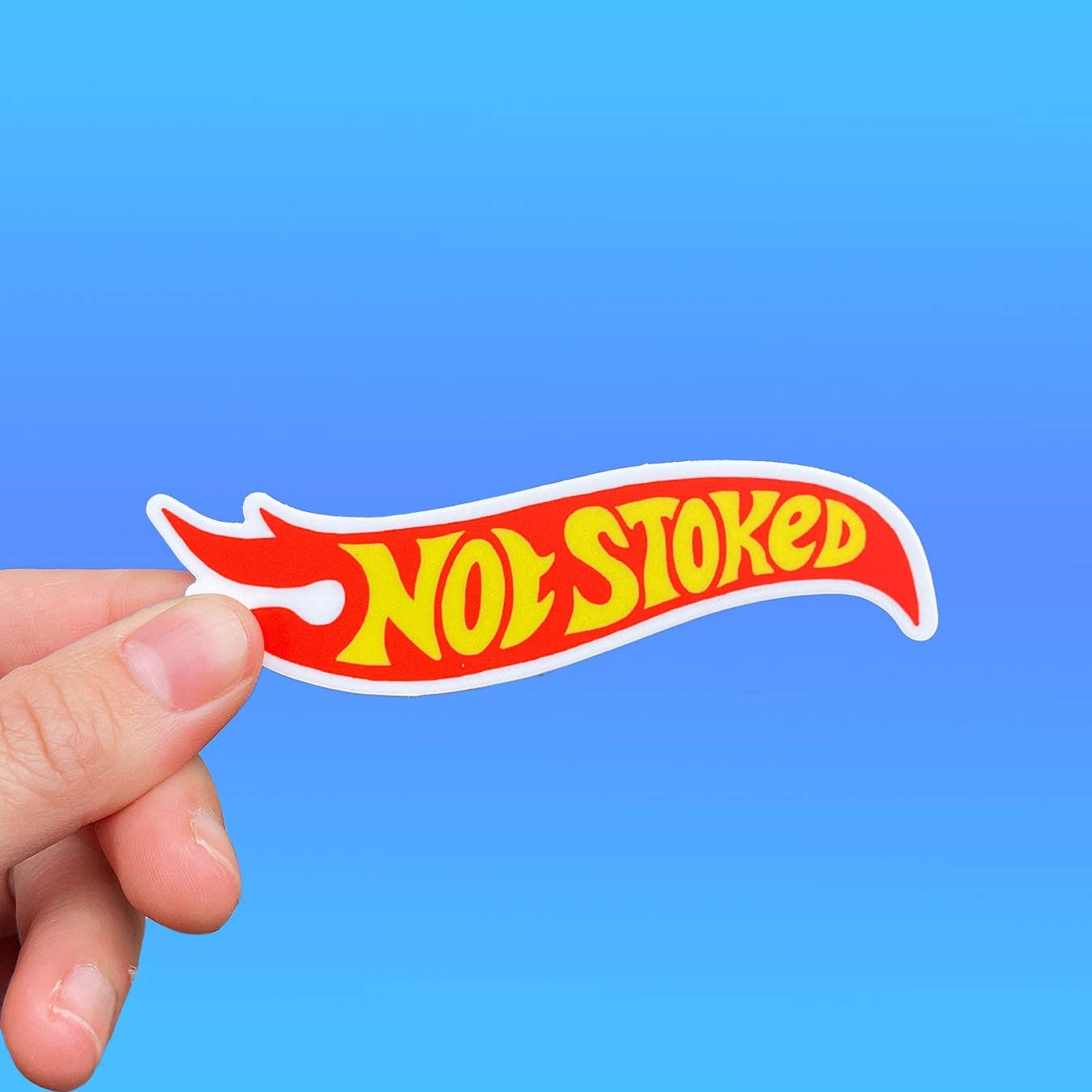 Not Stoked Vinyl Sticker