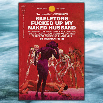 Skeletons Fucked Up My Naked Husband Postcard