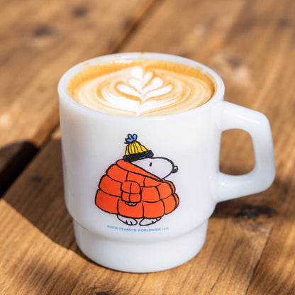 Snoopy Cozy Season - Milk Glass Mug