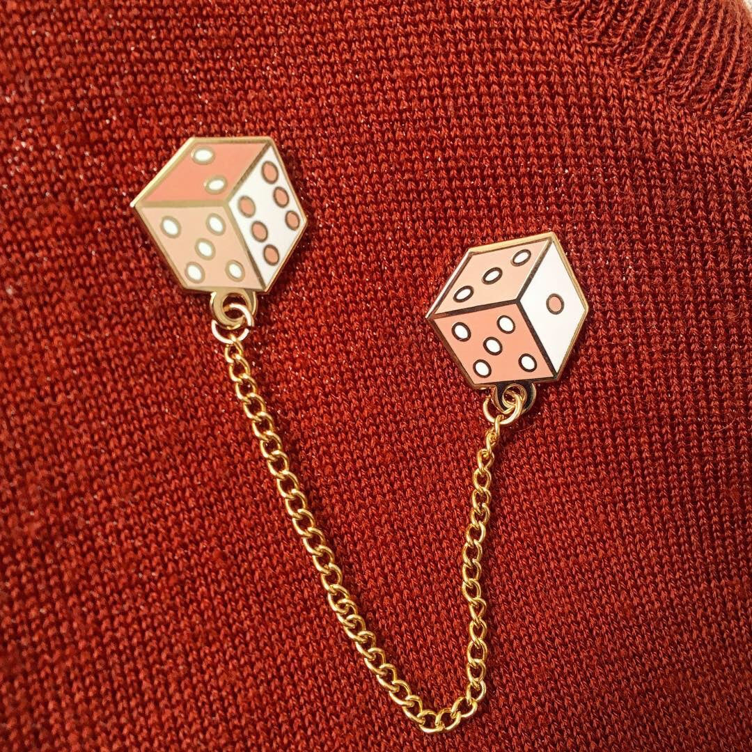 Dice Lapel Pins