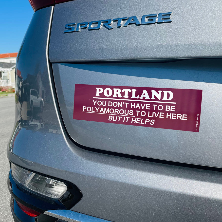 Portland Polyamorous Bumper Sticker