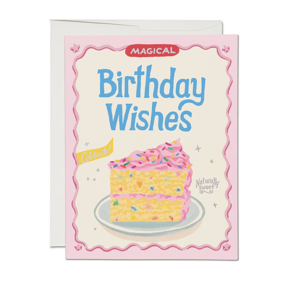Birthday Wishes Cake Card