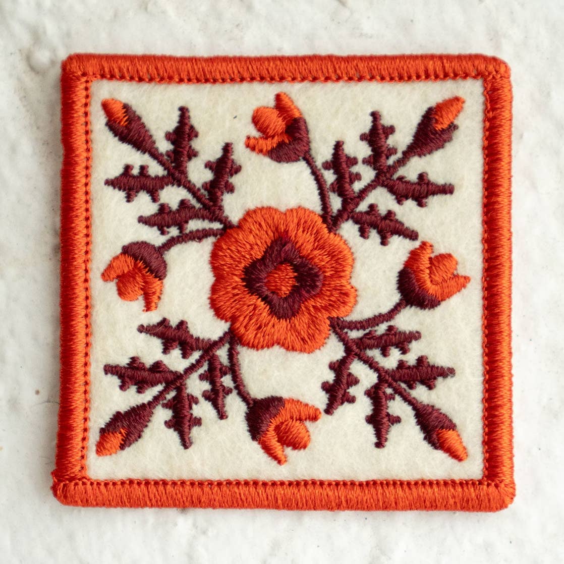 Whig Rose - Felt Sticky Patch