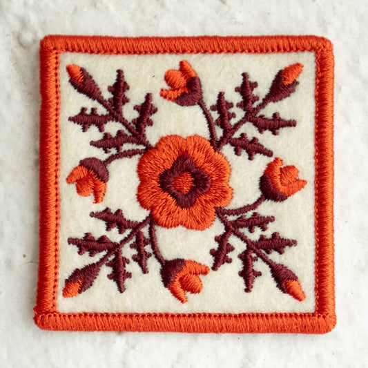 Whig Rose - Felt Sticky Patch