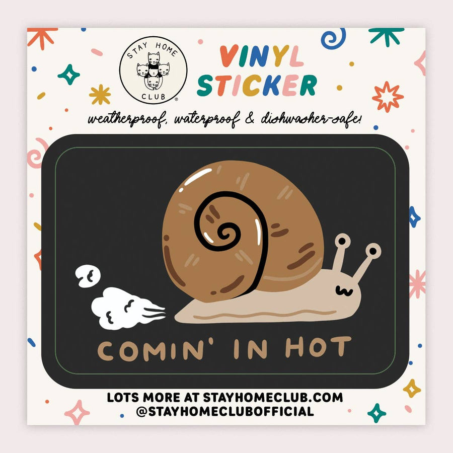 Comin' In Hot Sticker