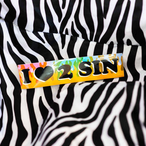 I Love 2 Sin Sticker