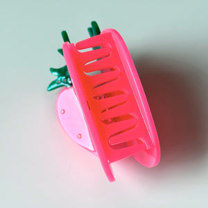Neon Strawberry - Hair Claw