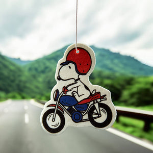 Snoopy Motorcycle Air Freshener