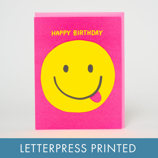 Happy Birthday Smiley Face - ASHKAHN