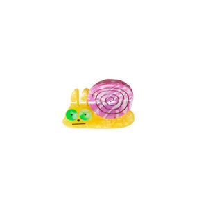 Snail Mini Hair Claw - Yellow Snail
