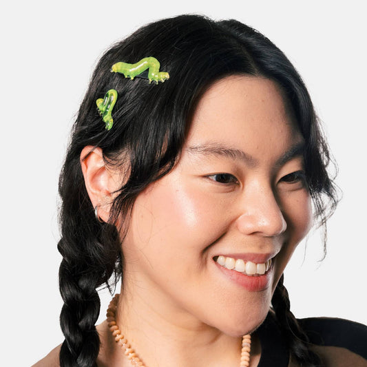 Inchworm Hair Clips