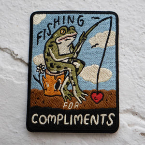 Fishing For Compliments Sticky Patch