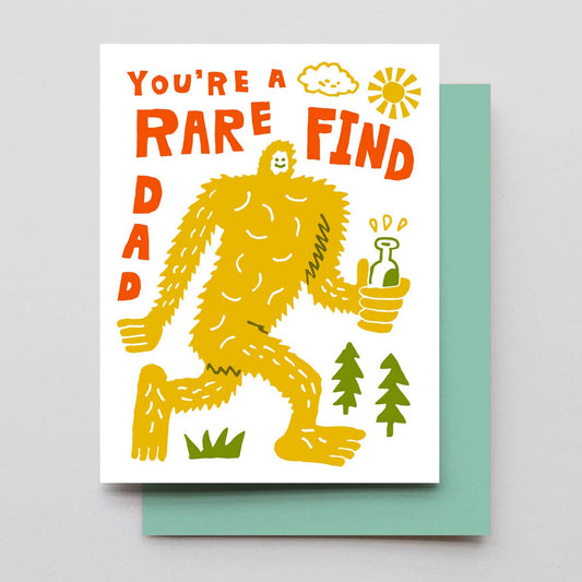 Rare Find Dad - Greeting Card