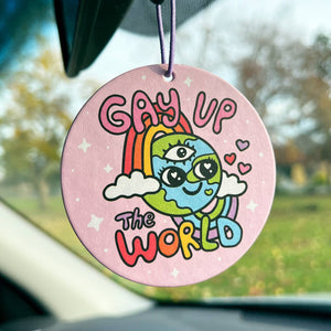 Gay Up The World Air Freshener