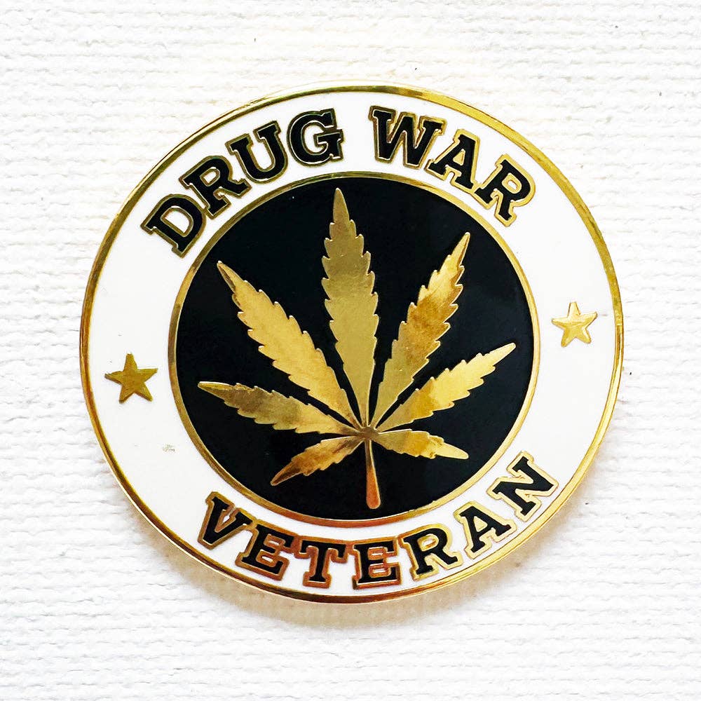Drug War Veteran Enamel Pin