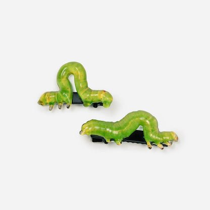 Inchworm Hair Clips