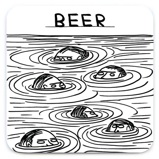 Beer Coaster - David Shrigley