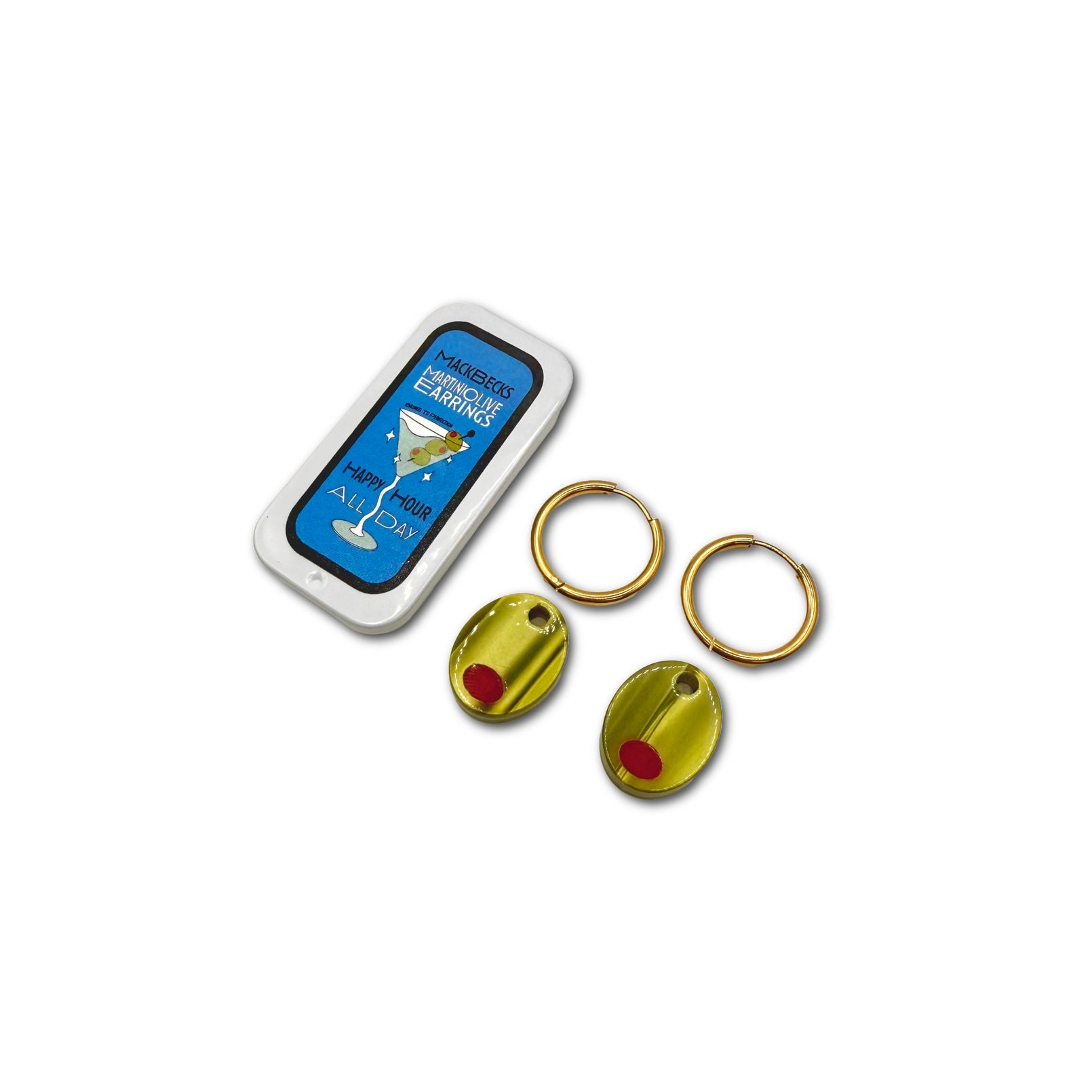 Martini Olive Earrings