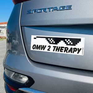 OMW 2 Therapy! Bumper Sticker
