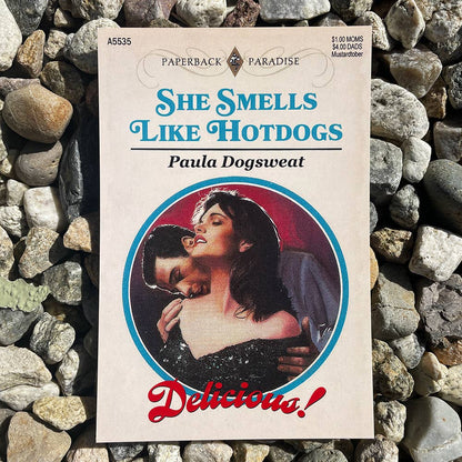 She Smells Like Hot Dogs Postcard