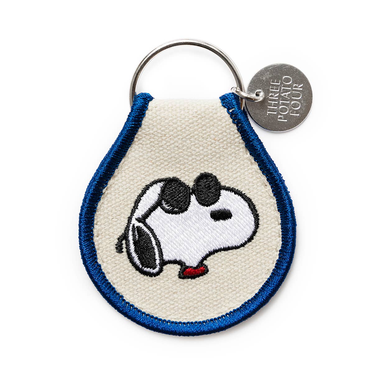 3P4 X Peanuts® - Joe Cool Embroidered Keychain