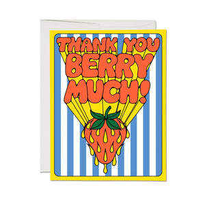 Thank You Berry Much! Strawberry Card